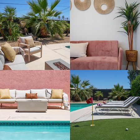 The Pink Cactus - Desert Retreat - Luxe Pool, Golf & Game Room Indio Buitenkant foto